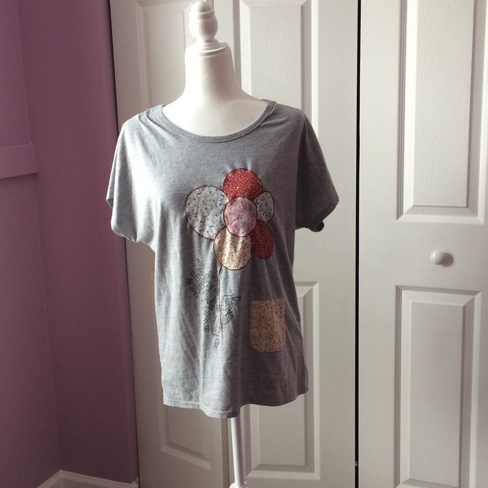 Made in Korea patch artwork T-shirt